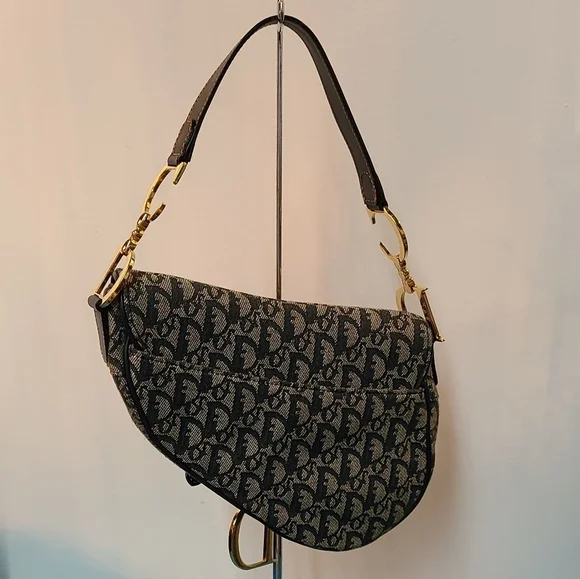 Christian Dior Trotter Saddle Hand Bag Purse - Picture 8 of 14